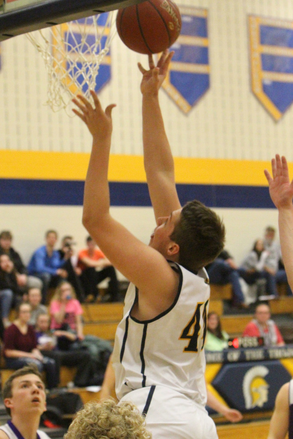 Lake Holcombe at New Auburn boys basketball 2-14-19